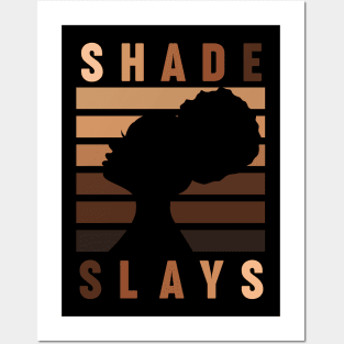 Every Shade Slays Melanin Queen TShirt Posters and Art